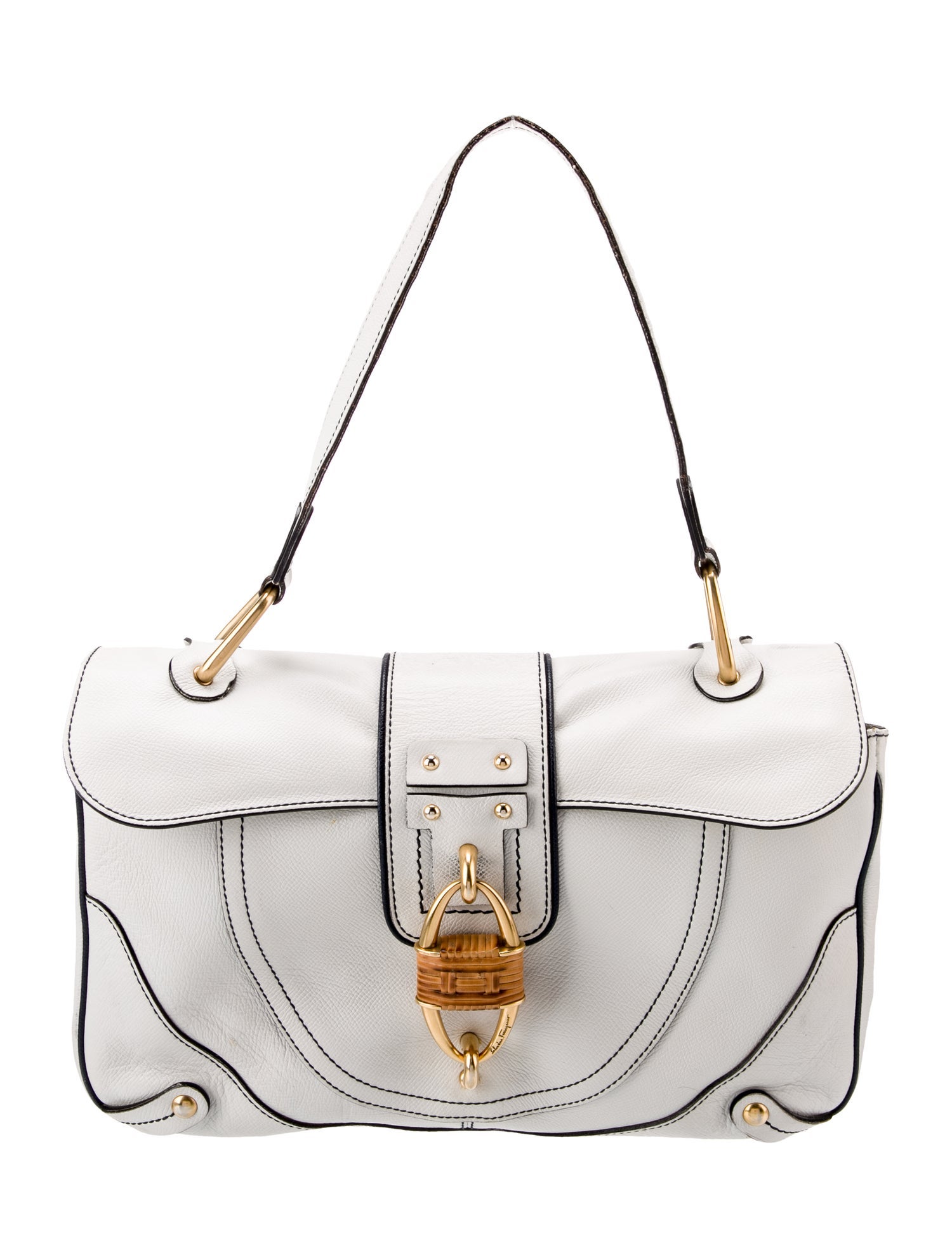 Salvatore Ferragamo Leather Shoulder Bag